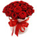 красные розы в шляпной коробке. Израиль
